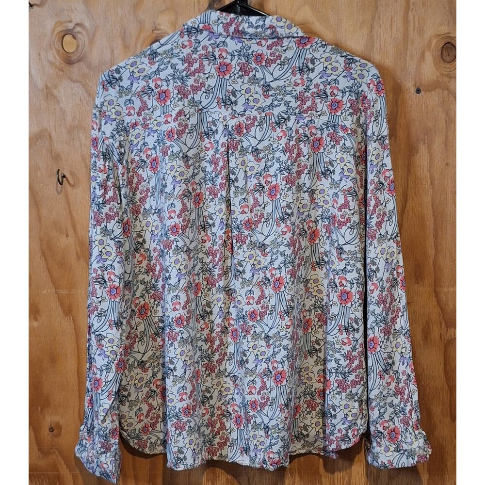 Big Dart Shirt Womens Large European UK Cottagecore Prairiecore Farmcore Country - Picture 3 of 5